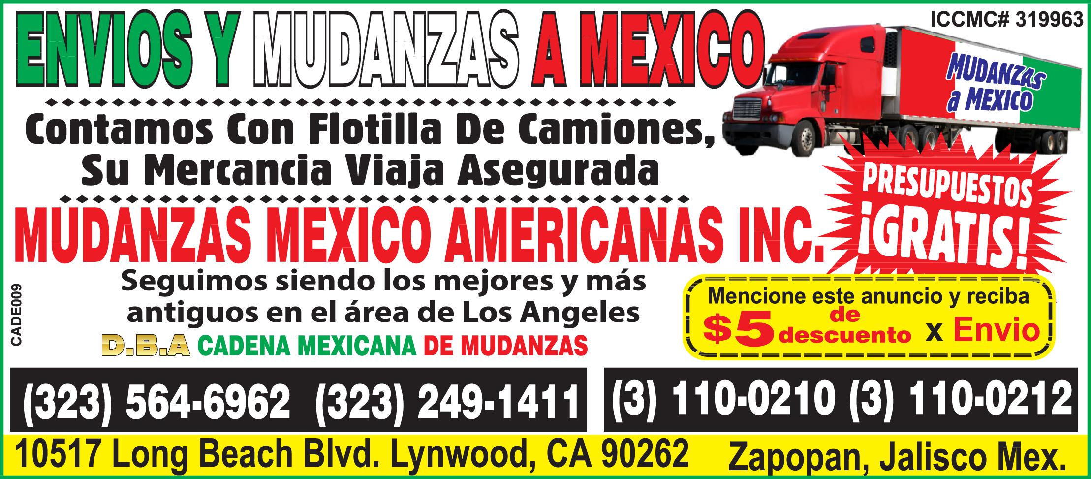 Mudanzas Mexico Americana