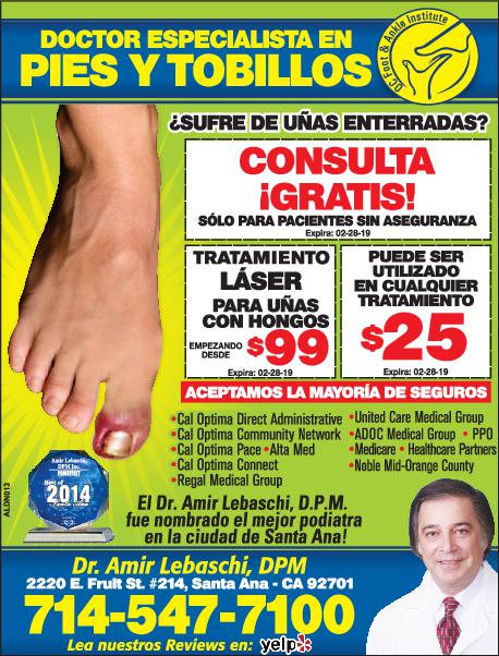 Oc Foot & Ankle Dr. Amir Lebascchi