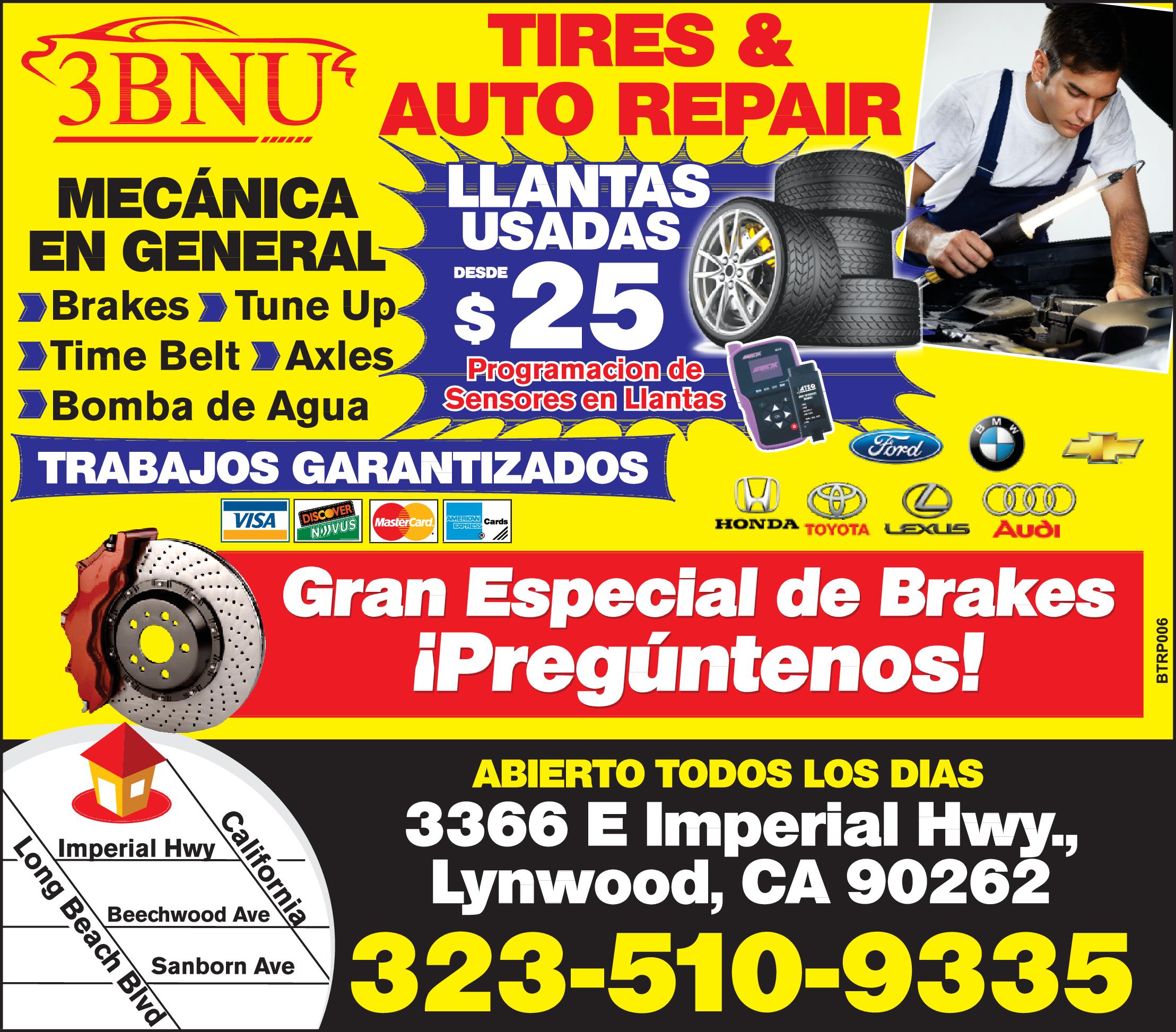 3 BMU Tires & Auto Repair