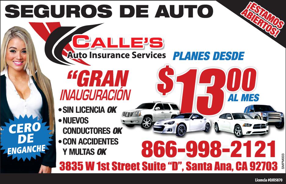 Calle's Auto Insurance Services