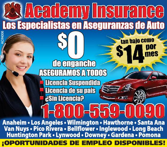 Academy Insurance, Los especialistas en Aseguranzas de Auto