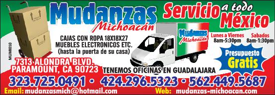 Mudanzas  Michoacán