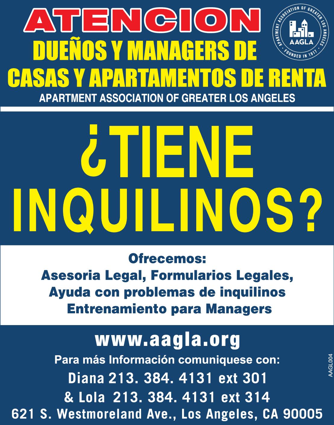AAGLA Aparment Association Of Greater La