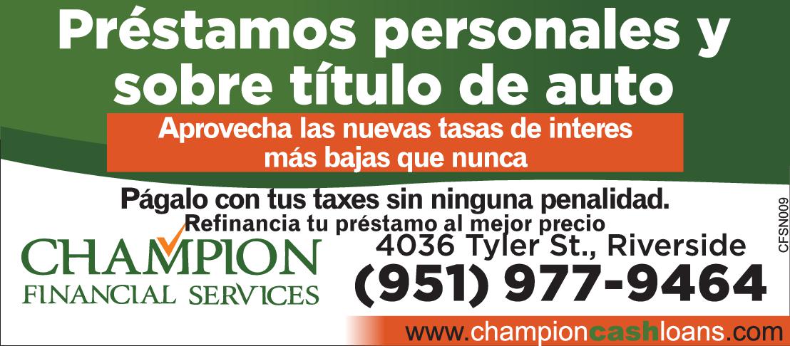 Champion Financial Services
