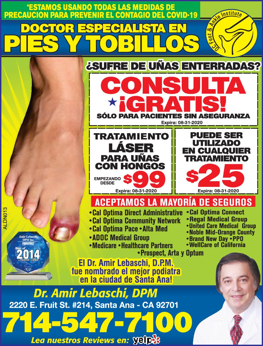 Oc Foot & Ankle Dr. Amir Lebascchi