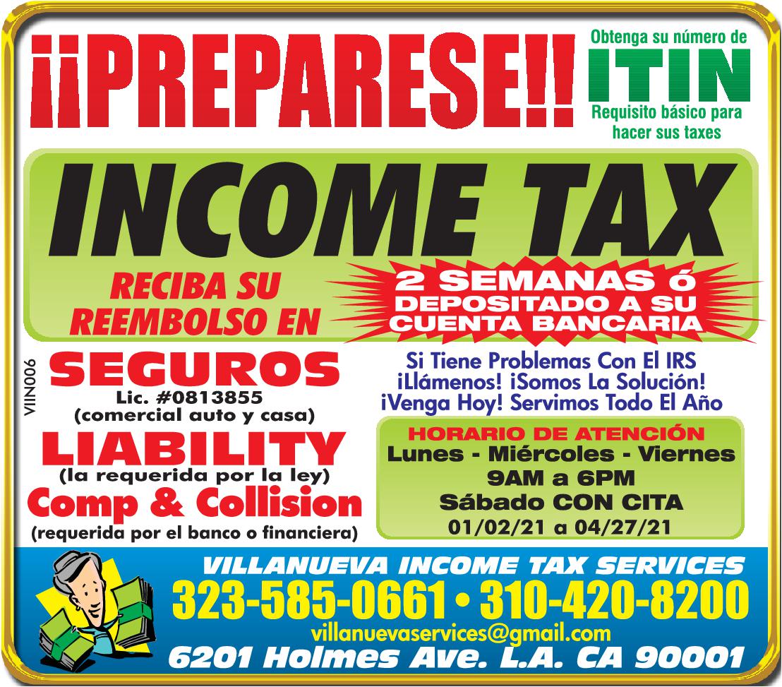 Villanueva Income Tax