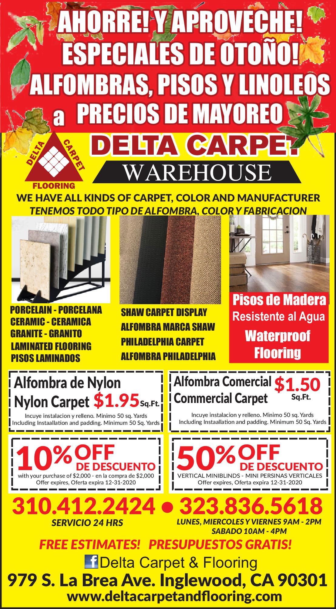 Delta Carpet Warehouse Inc
