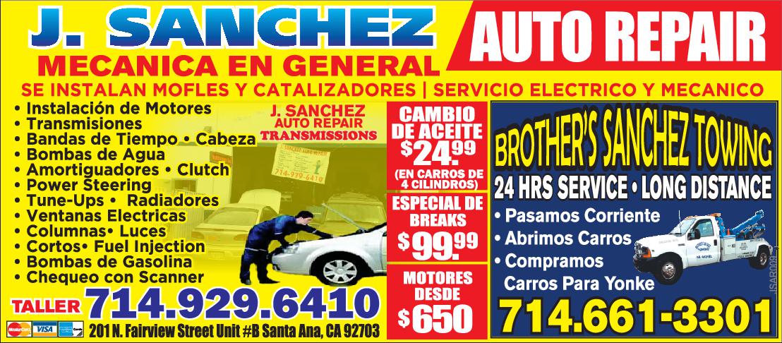 J. Sanchez Auto Repair