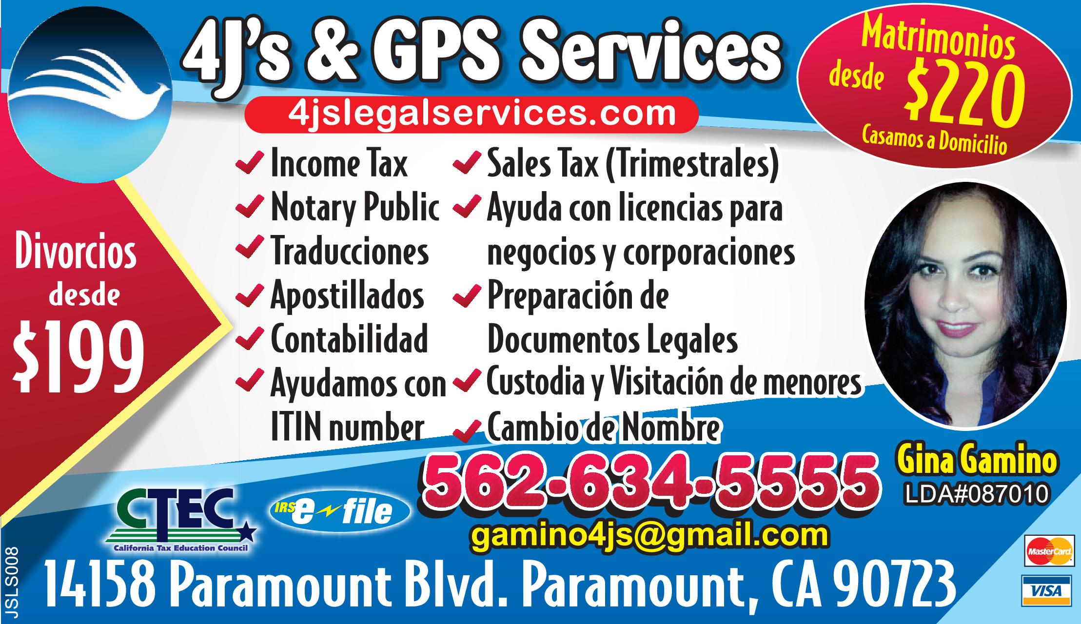 4J'S GPS SERVICES