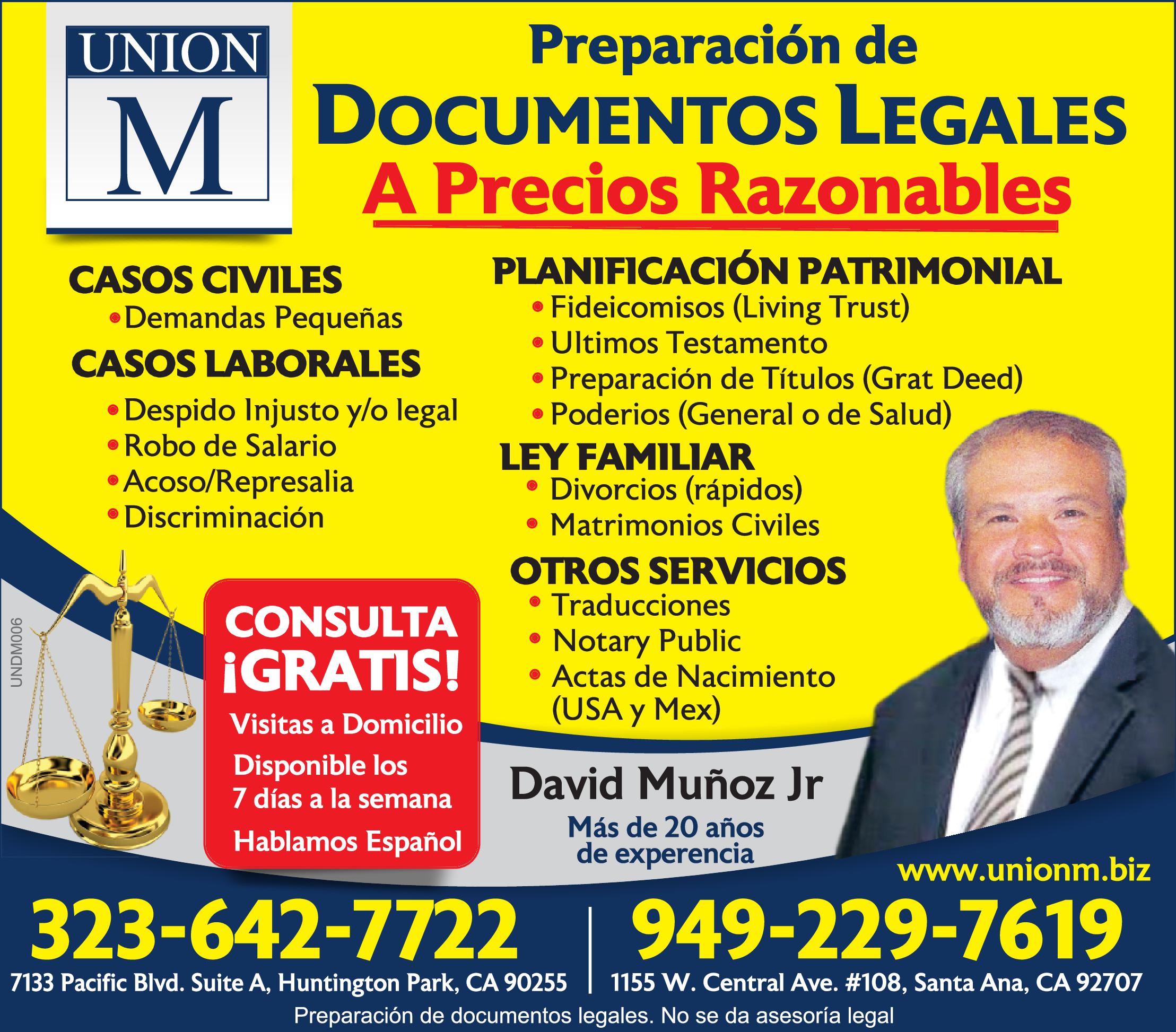 Union M Documentos Legales