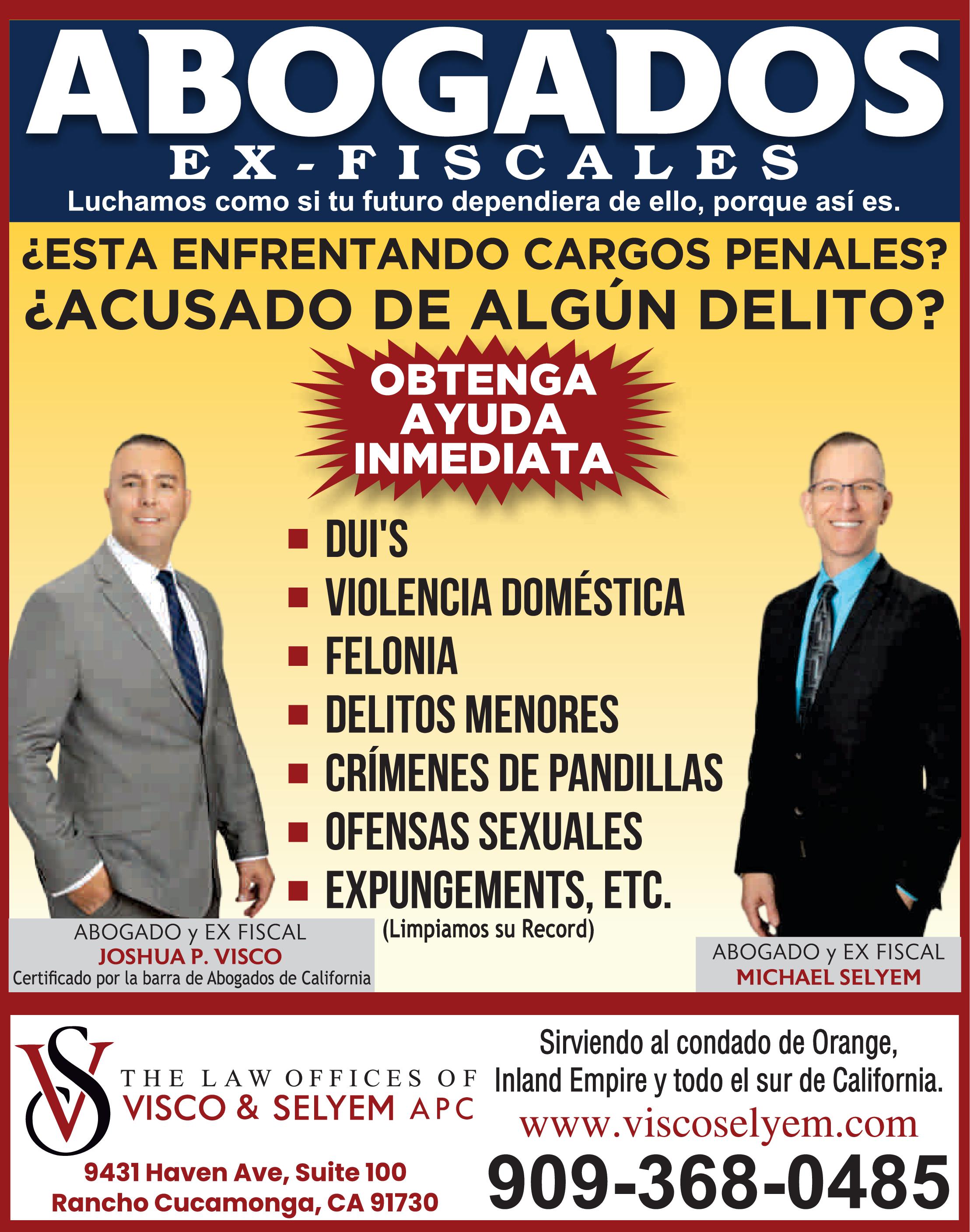 Law Offices Of Visco & Selyem Apc