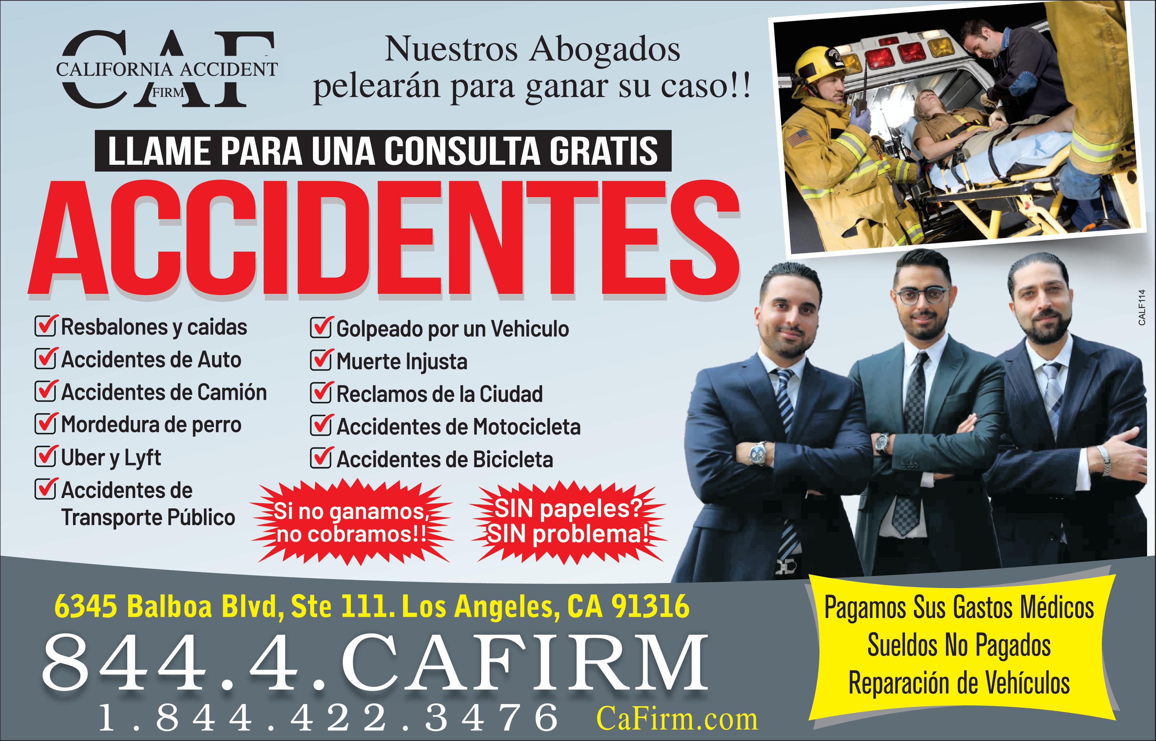 Caf California Accident Firm