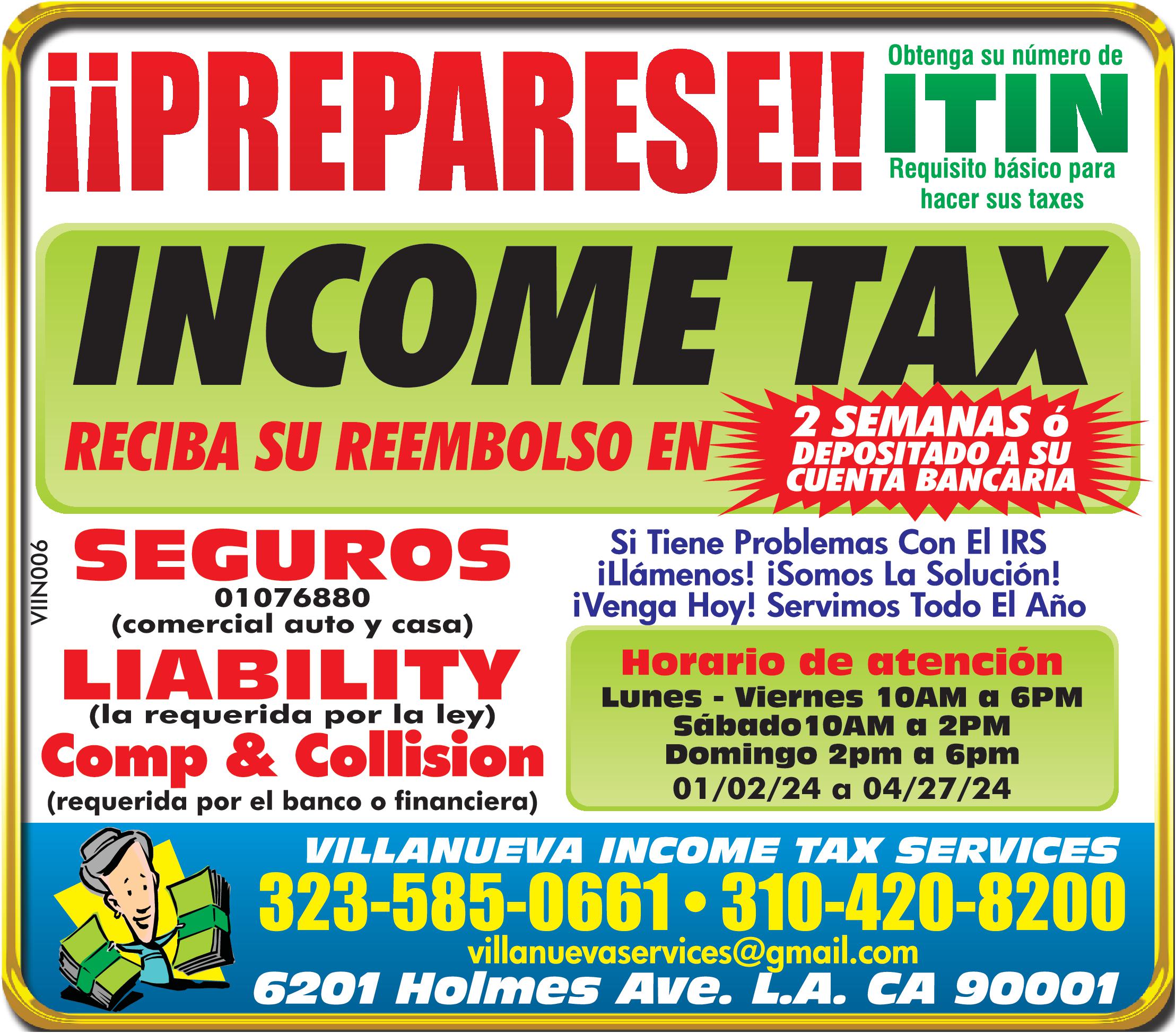 Villanueva Income Tax